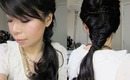 Romantic Valentine's Day Hair & Makeup: Mermaid Braids using Asian Bumpit & Pink/Purple Eyes