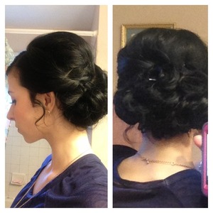 Just a formal updo I created for Prom.