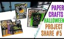 Paper Crafts Halloween Project Share #5, Halloween Cards 2019 incl. step up card, shaker & slider