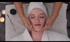 ASMR Facial Treatment - using clean beauty & gentle whispers for deep relaxation