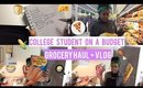 Grocery Haul + Mini Vlog| College Student on a Budget