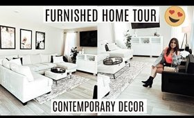 FURNISHED HOUSE TOUR 2019: CONTEMPORARY MODERN DECOR