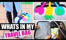 DIY! Whats In My Travel Carry On Bag - DIY Tumblr & Emoji Travel Luggage Tags