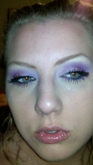 purple eyes