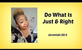 Devotional Diva - Do What Is Just & Right