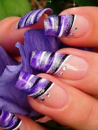 Purple nails!!! | Alectia S.'s Photo | Beautylish
