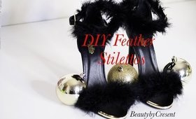 DIY Project (Feather Stilettos)