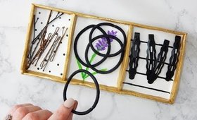 DIY Jewelry and Hair Accessories Organizer