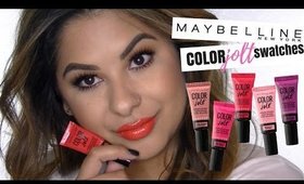Maybelline Color Jolt Lip Swatches | ArielHopeMakeup