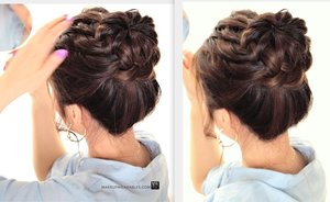 
See how to do this hairstyle on yourself here 

http://www.makeupwearables.com/2014/06/starburst-braided-bun-hairstyle.html
