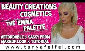 Beauty Creations Cosmetics | Affordable & Sassy Prom Makeup Tutorial | Tanya Feifel