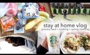 STAY AT HOME: QUARANTINE GROCERY HAUL, PUPPY ALLERGIES, COOK + CLEAN WITH ME | queencarlene vlogs