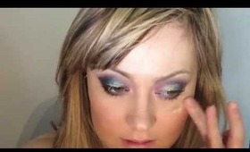 Peacock Inspired Eyes For Spring