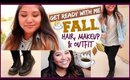 Get Ready With Me: Fall Hair, Makeup, & Outfit!