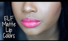 First Impressions | ELF Matte Lip Colors (+ Lip Swatches)!