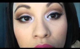 ♥Feminine neutral eyes & pink lips - Makeup tutorial ♥