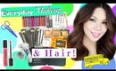 EVERYDAY SCHOOL MAKEUP + HAIR ROUTINE! | $500 Beauty Giveaway!
