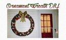 DIY Ornament Wreath | HUGE Christmas Wreath | PrettyThingsRock