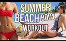 Bikini Fitness Routine | Fun Beach Workout