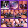Purple Nebula Nails