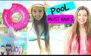 Pool Day Essentials! Must Haves & Cute Cover-Ups for Summer