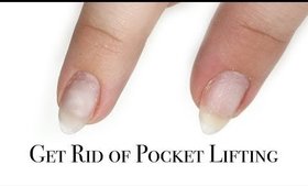 HOW TO GET RID OF POCKET LIFTING WITH HARD GEL