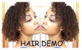 HAIR DEMO: KCCC & Jamaican Black Castor OIl