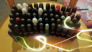 60 mac lipsticks and counting lol (:
