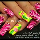 Neon Diva Nails