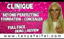 Clinique | Beyond Perfecting Foundation + Concealer | Full Demo | Tanya Feifel-Rhodes