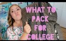 What To (and NOT To) Bring to College! | College Survival Guide