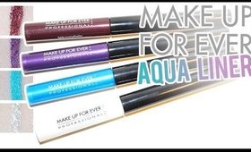 Review & Swatches: Make Up For Ever Aqua Liners
