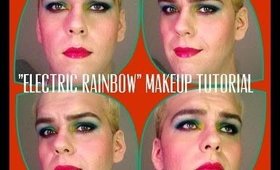 Electric Rainbow (aka, Random Middle of The Night Inspiration) Makeup Tutorial