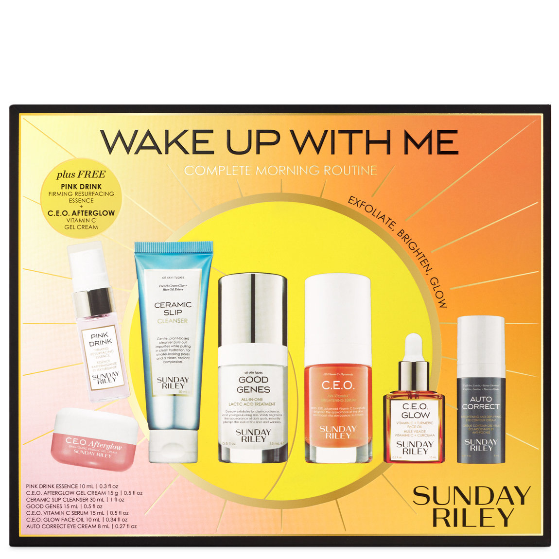 Sunday Riley Wake Up With Me Complete Morning Routine