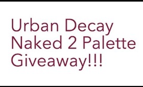 GIVEAWAY: Urban Decay Naked 2 Palette