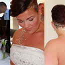 A diamond work I did on a bride this summer