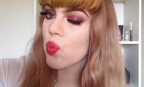 ♥ How To Rock Red & Pink Eyeshadow! ♥