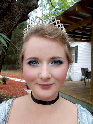 Cinderella Hair and Makeup by me. :)
