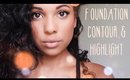 My Foundation, Contour & Highlight Routine | AshleyBondBeauty