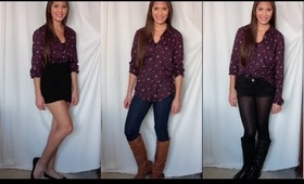 Styling One Fall Top, Three Ways!