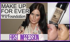 Make Up For Ever HD Foundation First Impression