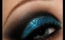 Cut Crease with Glitter Makeup Tutorial