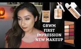 GRWM + First impressions new makeup Beauty Bay