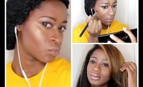 Matte Strobing for Darkskin Foundation Routine