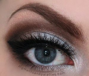 Loving this sexy silver look from Pigments and Palettes featuring our Sasha lash!