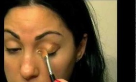 Golden Smokey Eye - Machiaj Smoky Auriu - 15 min