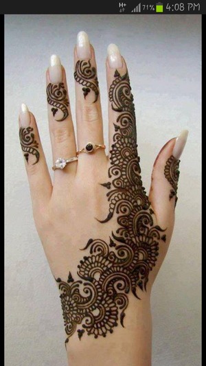 this henna tattoo I had done for my sisters wedding. .