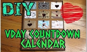 DIY Valentine's Day  GIFT IDEA: Countdown Calendar