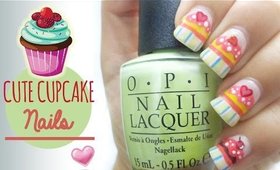 Cute Cupcake Nails!~ Remake