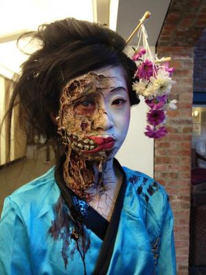 Makeup by Blanche Macdonald Makeup student Jericka Los for her Special f/x final exam. 
Check out her process shots for this look on her official Makeup Facebook page! http://www.facebook.com/makeupbyjericka 

Can you tell we are in Halloween-mode? :)